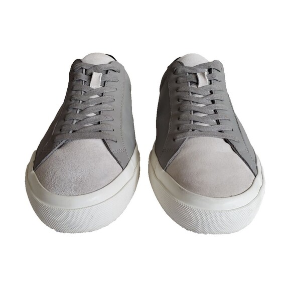 Vince Fulton Sneakers Soes Gray Leather Lace Up Shoes Men\'s Size 9